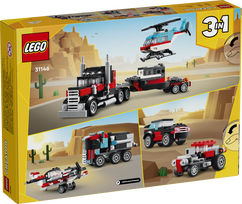 sraigtasparnis - LEGO Creator Bortinis sunkvežimis su sraigtasparniu 31146 - 5 nuotrauka