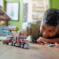 sraigtasparnis - LEGO Creator Bortinis sunkvežimis su sraigtasparniu 31146 - 6 nuotrauka