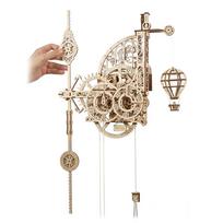 3d zaisl - Sieninis laikrodis – 3D medinis konstruktorius, Ugears 320 vnt - 2 nuotrauka