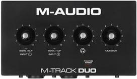 usb stiprintuvai -  M-Audio M-Track Duo, juoda - 1 nuotrauka