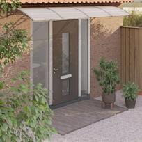 Stogelis durims, pilkos spalvos, 400x100cm, polikarbonatas