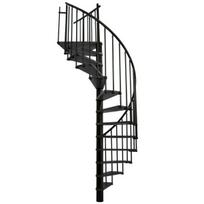 Spiraliniai laiptai Minka BERLIN Ø140 cm, Juoda