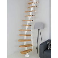 Moduliniai laiptai Monaco Minka balta, 294 cm