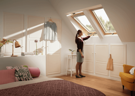 stoglangiai - Stoglangis Velux GZL 1051B, medinis, rankena apačioje (įv.dydžiai) - 3 nuotrauka