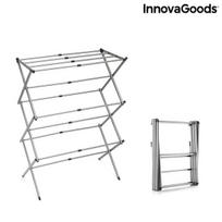 InnovaGoods cloxy sulankstoma ir ištraukiama metalinė drabžių džiovyklė su 3 lygiais (11 SKERSINIAI)