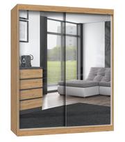 Spinta Top E Shop IGA 160, ąžuolo, 160 cm x 61 cm x 200 cm, su veidrodžiu