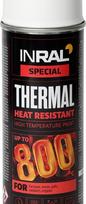  INRAL THERMAL, 400 ml atsparūs karščiui, balti RAL9003