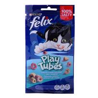 felix kaciu - FELIX Play Tubes Fish, Shrimps  - sausas kačių ėdalas - 50 g - 2 nuotrauka