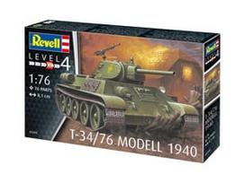 Revell T-34/76 Modell 03294, plastikas