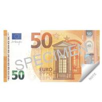 Užrašų lapeliai 50 €, 70 lapelių
