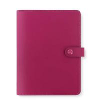 Užrašinė FILOFAX Original Folio natūralios odos dėkle, A5, keičiami lapai, Raspb erry
