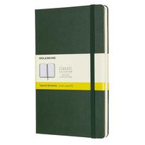 Užrašinė Moleskine HARD CLASSIC, 13x21 cm, 240 psl., langeliais, Myrtle Green