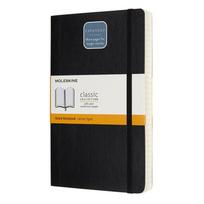 Užrašinė Moleskine SOFT CLASSIC EXPANDED, 13x21 cm, 400 psl., linijomis, Black