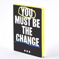 Užrašinė Nuuna BE THE CHANGE, 120 g, 256 psl., taškeliais