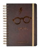 darbo knyga - Užrašinė HARRY POTTER GLASSES su spirale, A5, taškeliais - 1 nuotrauka