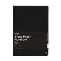 Užrašinė Hard Karst BLACK, A5, akmens popierius, 144 psl., linijomis