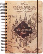 darbo knyga - Užrašinė HARRY POTTER THE MARAUDERS MAP, su spirale, A5,90 l., taškeliais - 1 nuotrauka