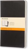 Moleskine Sąsiuviniai Moleskine Cahier Journals su virvele juodos spalvos L 3 vnt.