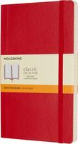 Moleskine Užrašų knygelė Moleskine su virvele su minkštų viršelių raudonos spalvos L 192 puslapiai