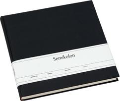 Semikolon Atsiminimų knyga Uni Eternity juodos spalvos