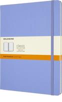 Moleskine Užrašų knygelė Moleskine kietu viršeliu su virvele žydros spalvos XL