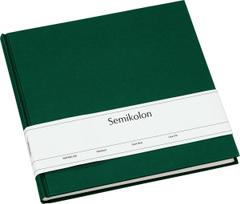 Semikolon Atsiminimų knyga Uni Eternity tamsiai žalios spalvos