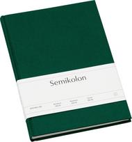 Semikolon Užrašų knygelė Uni Classic su virvele tamsiai žalios spalvos A5