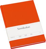 Semikolon Užrašų knygelė Uni Classic su virvele oranžinės spalvos A5