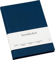 Semikolon Užrašų knygelė Uni Classic taškuotas tamsiai mėlynos spalvos A5