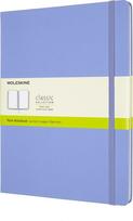 Moleskine Užrašų knygelė Moleskine kietu viršeliu glotnaus pobūdžio žydros spalvos XL