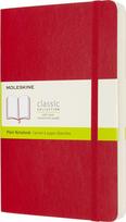 Moleskine Užrašų knygelė Moleskine Classic glotnaus pobūdžio su minkštų viršelių raudonos spalvos L 400 lapų