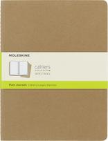 Moleskine Sąsiuviniai Moleskine Cahier Journals paprastas smėlio spalvos XL 3 vnt.