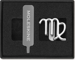 Moleskine Prisegamas ženkliukas užrašų knygutei Moleskine Mergelės ženklas sidabro spalvos