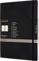 Moleskine Užrašų knygelė Moleskine Professional su virvele su minkštų viršelių juodos spalvos XL 192 puslapiai