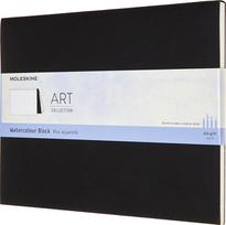 Moleskine Akvarelės bloknotas Moleskine Watercolour 300 g/m² juodos spalvos XL 20 puslapių