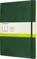 Moleskine Užrašų knygelė Moleskine Classic glotnaus pobūdžio su minkštų viršelių miško žalia XL 192 puslapiai