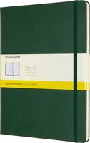 Moleskine Užrašų knygelė Moleskine Classic su languotais raštais kietu viršeliu miško žalia XL 192 puslapiai