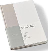 Semikolon Užrašų knygelė Natural Affair glotnaus pobūdžio smėlio-balta A5