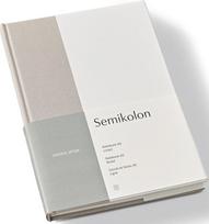 Semikolon Užrašų knygelė Natural Affair su virvele smėlio-balta A5