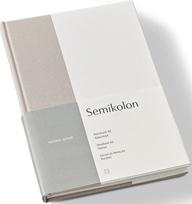 Semikolon Užrašų knygelė Natural Affair taškuotas smėlio-balta A5