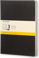 Moleskine Sąsiuviniai Moleskine Cahier Journals su languotais raštais juodos spalvos XL 3 vnt.