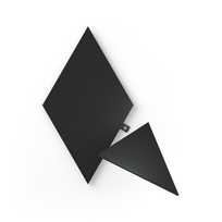 apsvietimas hexagon - Nanoleaf Shapes Black Triangles Expansion Pack (3 panels) - 1 nuotrauka
