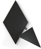 apsvietimas hexagon - Nanoleaf Shapes Black Triangles Expansion Pack (3 panels) - 2 nuotrauka