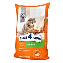 sausas kaciu maistas 14 kg - CLUB 4 PAWS PREMIUM pilnavertis sausas maistas suaugusioms katėms su vištiena, 14kg - 2 nuotrauka
