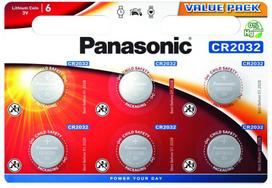 cr2032 elementai - Panasonic battery CR2032/6B - 2 nuotrauka