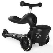vaikiskas triratukas - Highwaykick Scootandride Lifestyle 2w1, juodas - 2 nuotrauka