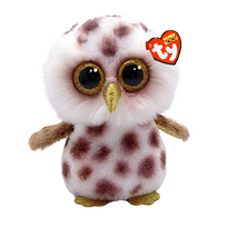 TY Beanie Boos taškuota pelėda WHOOLIE , TY36574
