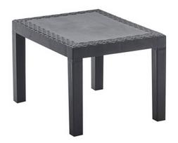 Lauko stalas Home4you Jack, pilkas, 60 cm x 47 cm x 40 cm