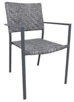 Lauko kėdė Home4you Chemnitz, pilka, 58 cm x 54 cm x 86 cm