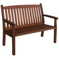 Suoliukas Home4you Windsor, rudas, 116 cm x 64 cm x 95 cm